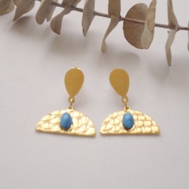 ARETES TURQUEZAS