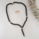 COLLAR EN PIEDRAS NATURALES ONIX